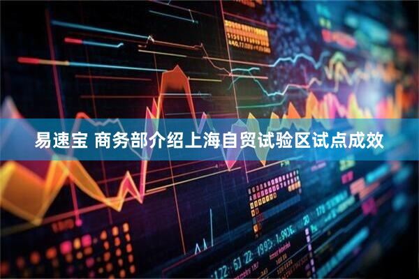 易速宝 商务部介绍上海自贸试验区试点成效